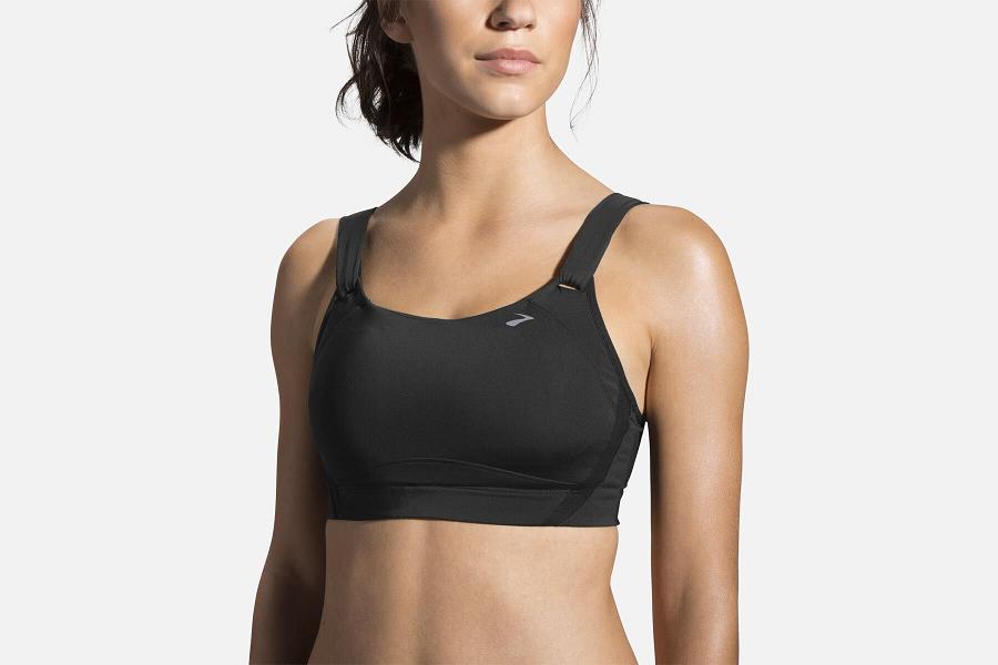 Brooks Jubralee Women Clothes & Running Bra Black GMA794835